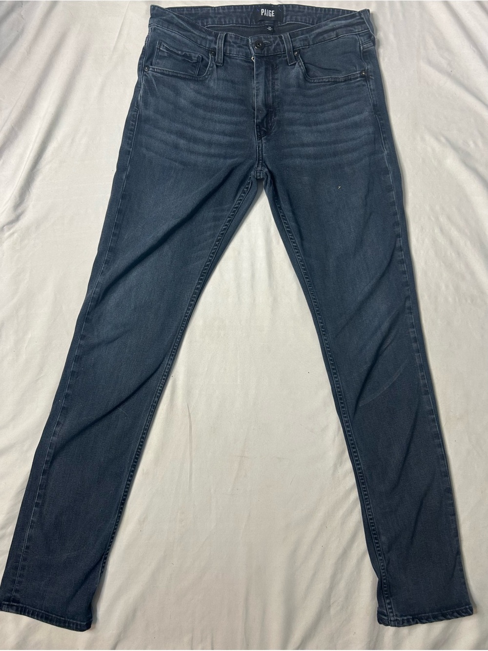 PAIGE Lennox Slim Fit Jeans Dark Wash Made in USA Size 30